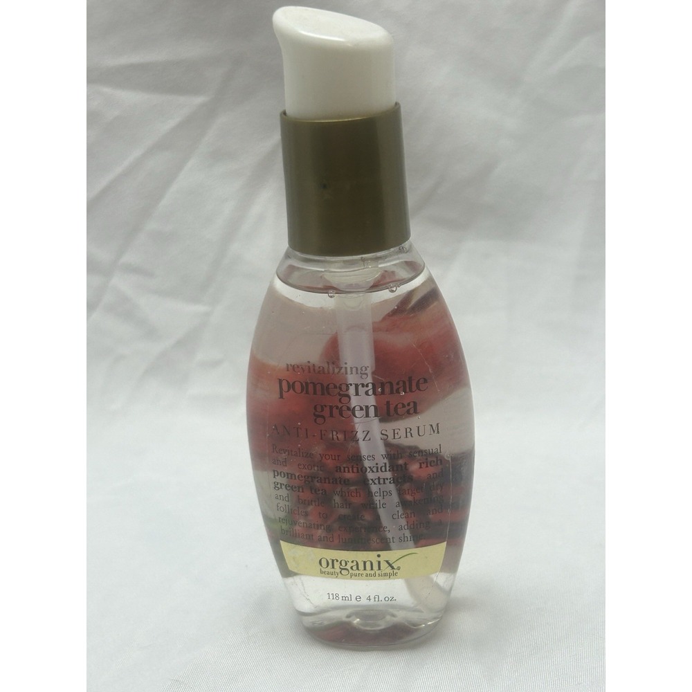 Organix Revitalizing Pomegranate Green Tea Anti-frizz Serum 4 oz